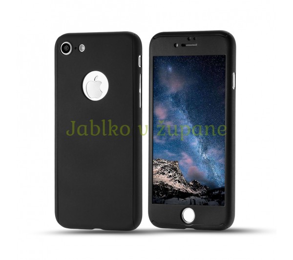 360° kryt Apple iPhone 7/8 - čierny